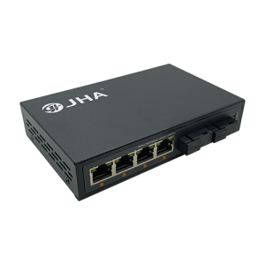 4 10/100/1000TX + 2 1000FX |Fiber Ethernet prekidač JHA-G24