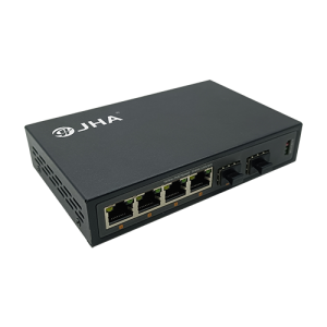 4 10/100/1000TX + 2 1000X SFP utor |Fiber Ethernet prekidač JHA-GS24