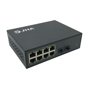 8 10/100/1000TX + 2 1000X SFP Slot |Fiber Ethernet Switch JHA-GS28