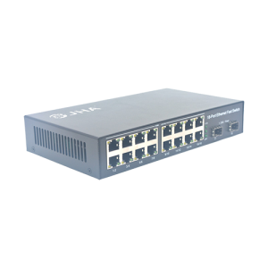16 10/100/1000TX + 2 1000X SFP Sliotán |Athraigh Fiber Ethernet JHA-GS216