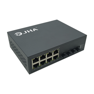 8 10/100/1000TX + 4 1000X SFP uyasi |Fiber Ethernet kaliti JHA-GS48