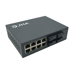 8 10/100/1000TX + 4 1000FX |Glasfaser-Ethernet-Switch JHA-G48