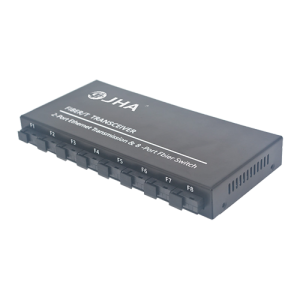 2 10/100/1000TX + 8 1000FX |Switch Ethernet de fibra JHA-G82