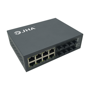 8 10/100/1000TX + 8 1000X Ranura SFP |Switch Ethernet de fibra JHA-GS88