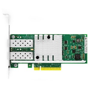 PCI Express x8 قوش ئېغىز SFP + 10 Gigabit مۇلازىمېتىر ماسلاشتۇرغۇچ JHA-QWC201