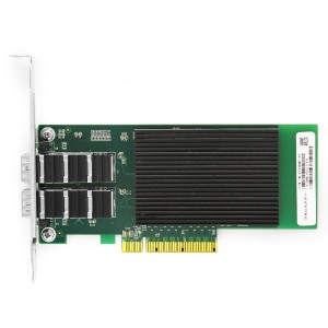PCI Express v3.0 x8 10Gigabit Ethernet-serveradapter med to porter JHA-QWC202