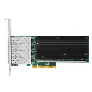 PCI Express v3.0 x8 10Gigabit Quad-port Ethernet Gweinyddwr Adapter JHA-QWC401
