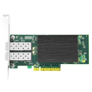 PCIe v3.0 x8 25 gígabita Tvöfalt port Ethernet miðlara millistykki JHA-Q25WC201