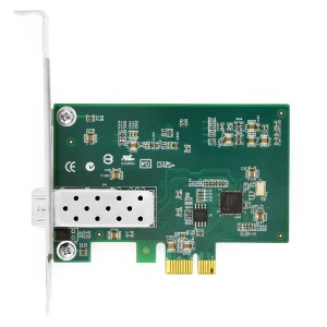PCIe x1 Gigabit SFP 1 порт валаконны адаптар JHA-GWC101