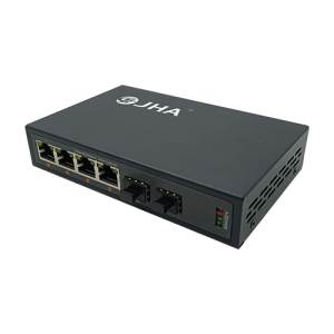 4 10/100/1000TX + 2 1000X SFP Yuvası |Fiber Ethernet Anahtarı JHA-GS24
