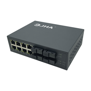 8 10/100/1000TX + 4 1000FX |Fiber Ethernet Switch JHA-G48