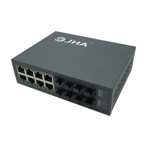 8 10/100/1000TX + 8 1000X SFP အပေါက် |Fiber Ethernet Switch JHA-GS88