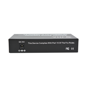 3 10/100TX + 2 100FX |Switch Ethernet de fibra JHA-F23