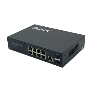 Switch administrado PoE de 8 puertos con 2 ranuras SFP de 1000M |JHA-MPGS28N