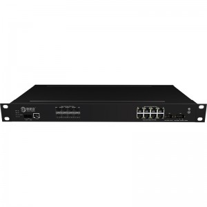 8*1000Base-X+8*10/100/1000Base-T,Managed Industrial Ethernet Switch JHA-MIGS808-1U  Overview