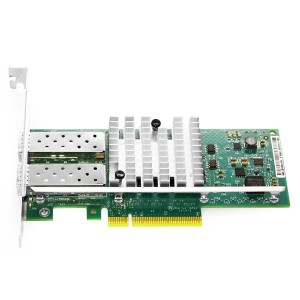 آداپتور سرور PCI Express x8 دو پورت SFP+ 10 گیگابیتی JHA-QWC201
