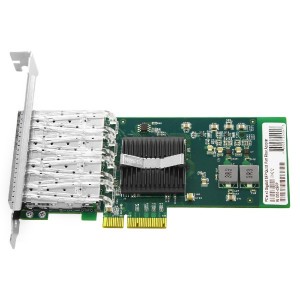 PCIe x4 ギガビット SFP クアッド ポート ファイバー アダプター JHA-GWC401