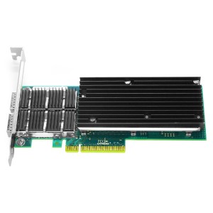 PCIe v3.0 x8 40 gigabites kétportos szerver Ethernet adapter JHA-Q40WC201