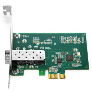 Гигабитный оптоволоконный адаптер PCIe x1 SFP с 1 портом JHA-GWC101