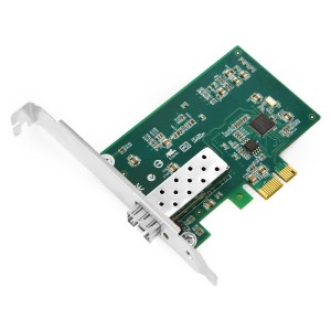 PCIe x1 Gigabit SFP 1 Port Snáithín Adapter JHA-GWC101