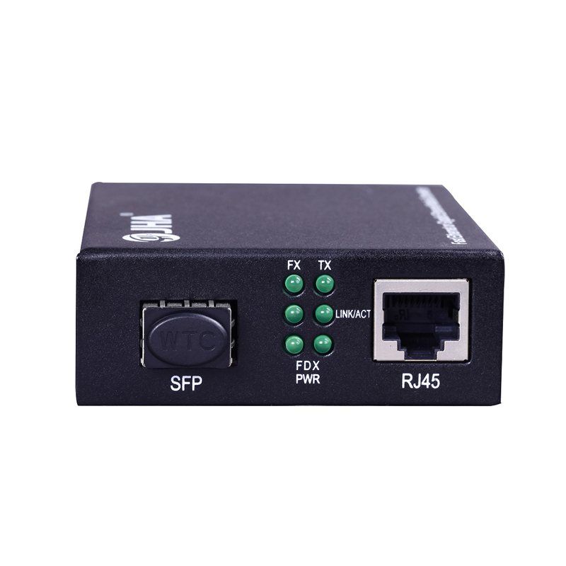 Professional China Ethernet Gigabit Media Converter - 10/100/1000TX – 1000X SFP Slot | Fiber Media Converter  JHA-GS11 – JHA