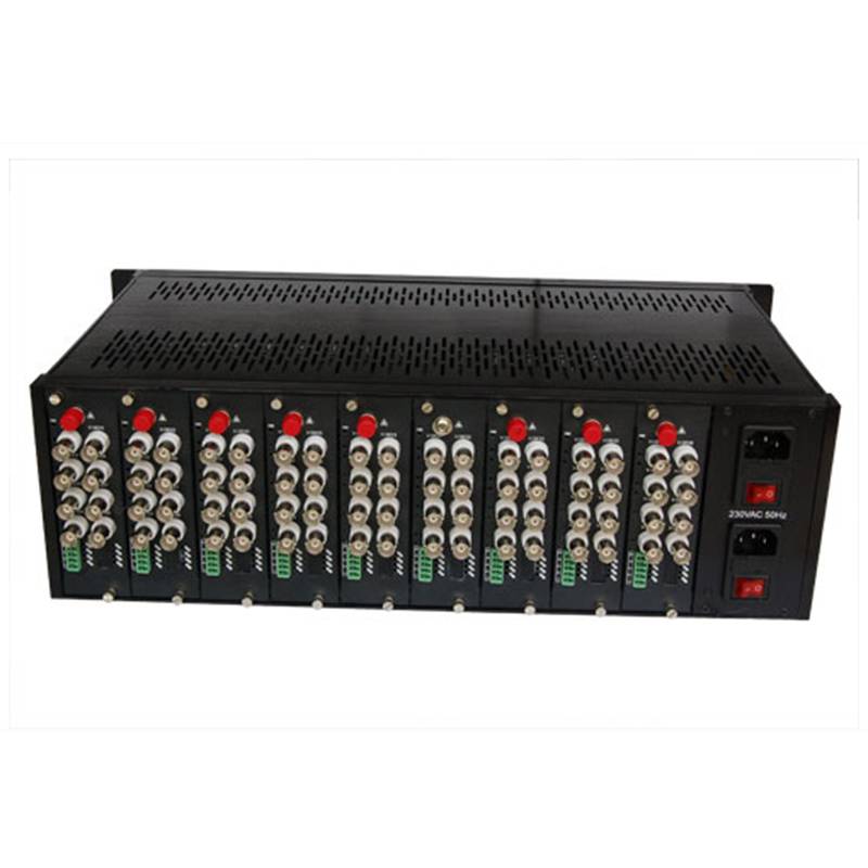 Factory source Audio 16 Channel Fiber Optical Video Converter – 19”3U, 18 Slots Video Converter Rack, Video Converter Chassis  JHA-D1918TV-3U – JHA