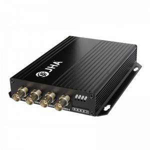 4ch video Tx Optical Video Transmitter and Receiver  JHA-D4TV-20