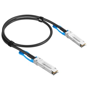 Cable de conexión directa (DAC) 100G QSFP28 JHA-QSFP28-100G-PCU