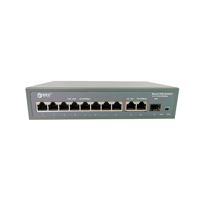 PriceList for Ethernet Converters - 8*10/100M PoE Port+2*10/100/1000M RJ45 Port+1*10/100/1000M SFP Slot,Smart PoE Switch JHA-P31208BM – JHA