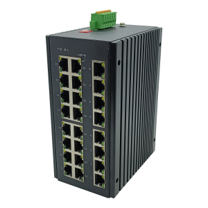 24 10/100/1000TX | Unmanaged Industrial Ethernet Switch JHA-IG024H