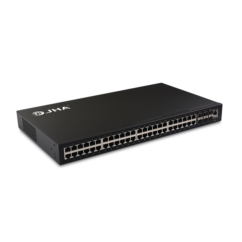 48 Port L2/L3 Managed Fiber Ethernet Switch with 6 10G SFP+ Slot | JHA-SW6048MGH Featured Image