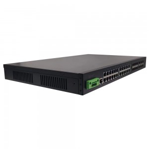 6 1G/10G SFP+ слота и 8 1000M SFP слота и 24 10/100/1000Base-T(X) |L2/L3 управляван Fibre Ethernet комутатор JHA-SW60824MGH