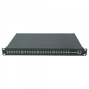 48 PORT 1000M L2/L3 MANAGED INDUSTRIAL ETHERNET SWITCH WITH 6 10G SFP+ SLOT |JHA-MIWS6G048H
