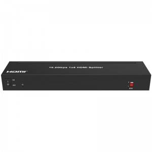 10.2Gbps 1 × 8 HDMI Splitter le EDID Management JHA-DHSP8