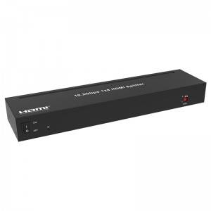 10.2Gbps 1 × 8 HDMI Splitter le EDID Management JHA-DHSP8
