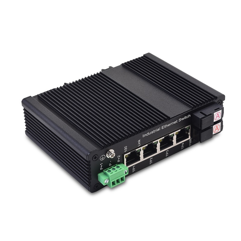 Wholesale China 8 Port Industrial Switch Factory Suppliers - 4 10/100TX and 2 100FX | Unmanaged Industrial Ethernet Switch JHA-IF24H – JHA