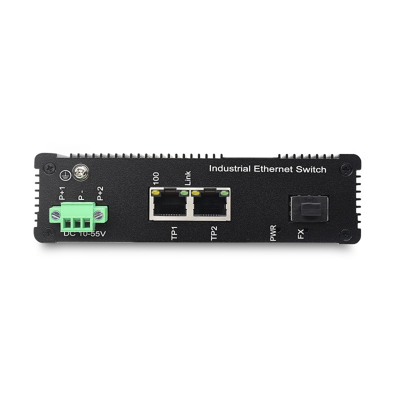 Wholesale China Industrial Power Over Ethernet Managed Switch Suppliers Factories - 2 10/100TX And 1 100X SFP Slot | Industrial Media Converter JHA-IFS12H – JHA