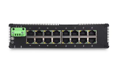 16 10/100/1000TX |Conmutador Ethernet industrial no administrado JHA-IG016H