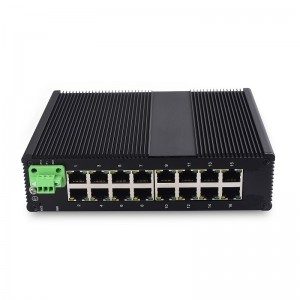 16 10/100/1000TX |Unmanaged Industrial Ethernet Switch JHA-IG016H