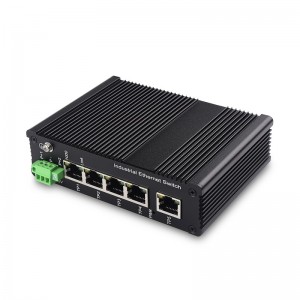 5 10/100/1000TX |Uadministreret industriel Ethernet-switch JHA-IG05H