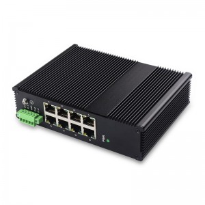 8 10/100TX | Unmanaged Industrial Ethernet Switch JHA-IF08H