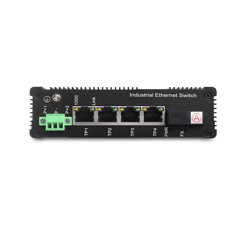 Wholesale China 6 Ports Managed Industrial Switch Factory Suppliers - 4 10/100/1000TX And 1 1000FX | Unmanaged Industrial Ethernet Switch JHA-IG14H – JHA