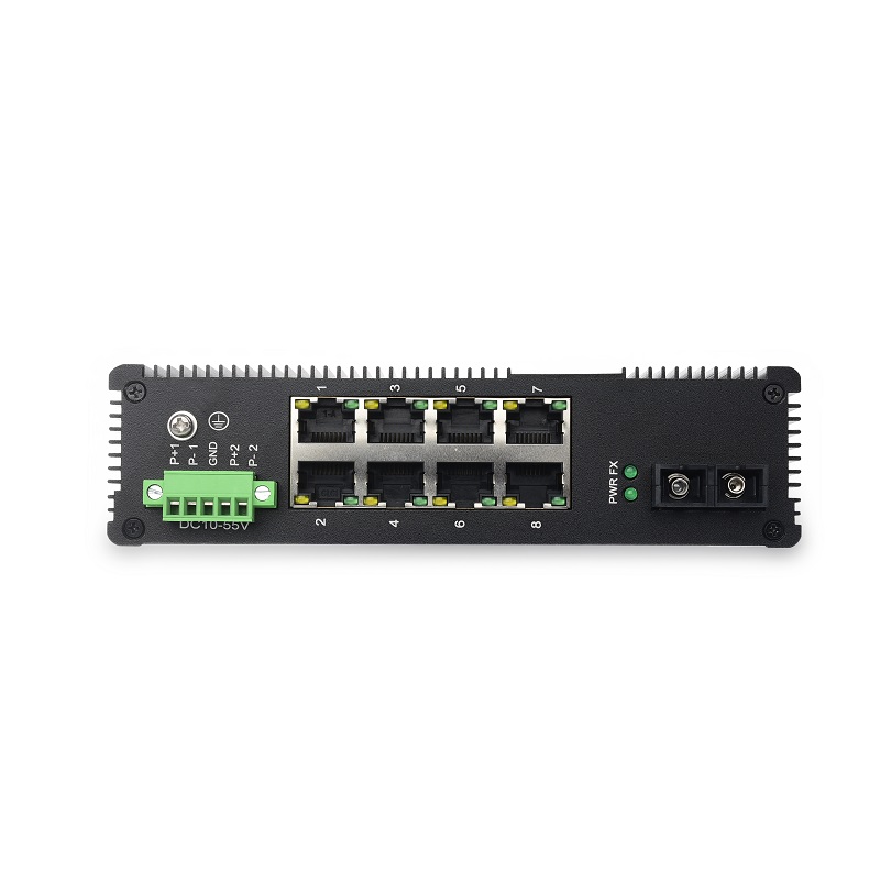 China Wholesale Industrial Etherne Factory Suppliers - 8 10/100/1000TX And 1 1000FX  | Unmanaged Industrial Ethernet Switch JHA-IG18H – JHA