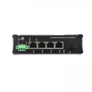4 10/100/1000TX dhe 1 slot 1000X SFP |Ndërprerësi Industrial Ethernet i pamenaxhuar JHA-IGS14H