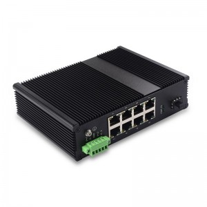 8 10/100/1000TX And ​​1 1000X SFP Slot |Insanabilis Industrial Aer Switch JHA-IGS18H