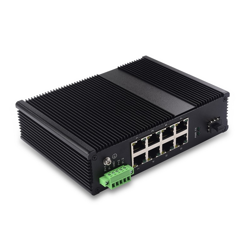 China Wholesale Unmanaged Industrial Switch 2gx 8tx Factory Suppliers - 8 10/100/1000TX PoE/PoE+ and 1 1000X SFP Slot | Unmanaged Industrial PoE Switch JHA-IGS18HP – JHA