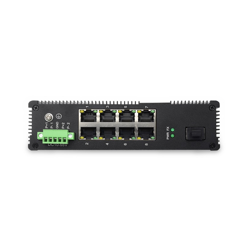 Wholesale China With Non Management Industrial Transceiver Manufacturers Pricelist - 8 10/100/1000TX And 1 1000X SFP Slot | Unmanaged Industrial Ethernet Switch JHA-IGS18H – JHA