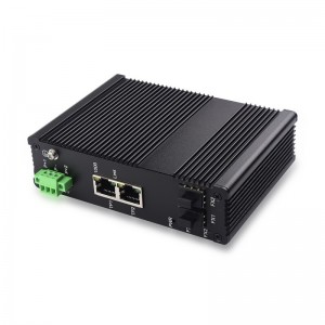 2 10/100/1000TX un 2 1000X SFP slots |Nepārvaldīts rūpnieciskais Ethernet slēdzis JHA-IGS22H