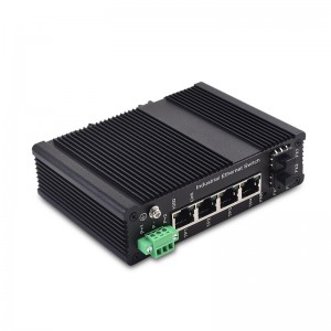 4 10/100/1000TX en 2 1000X SFP Slot |Unmanaged Industrial Ethernet Switch JHA-IGS24H
