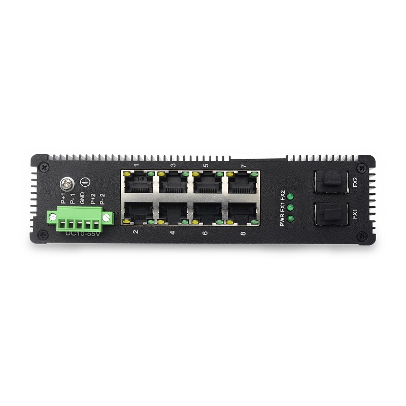 Free sample for Fiber Switch - 8 10/100/1000TX and 2 1000X SFP Slot | Unmanaged Industrial Ethernet Switch JHA-IGS28H – JHA